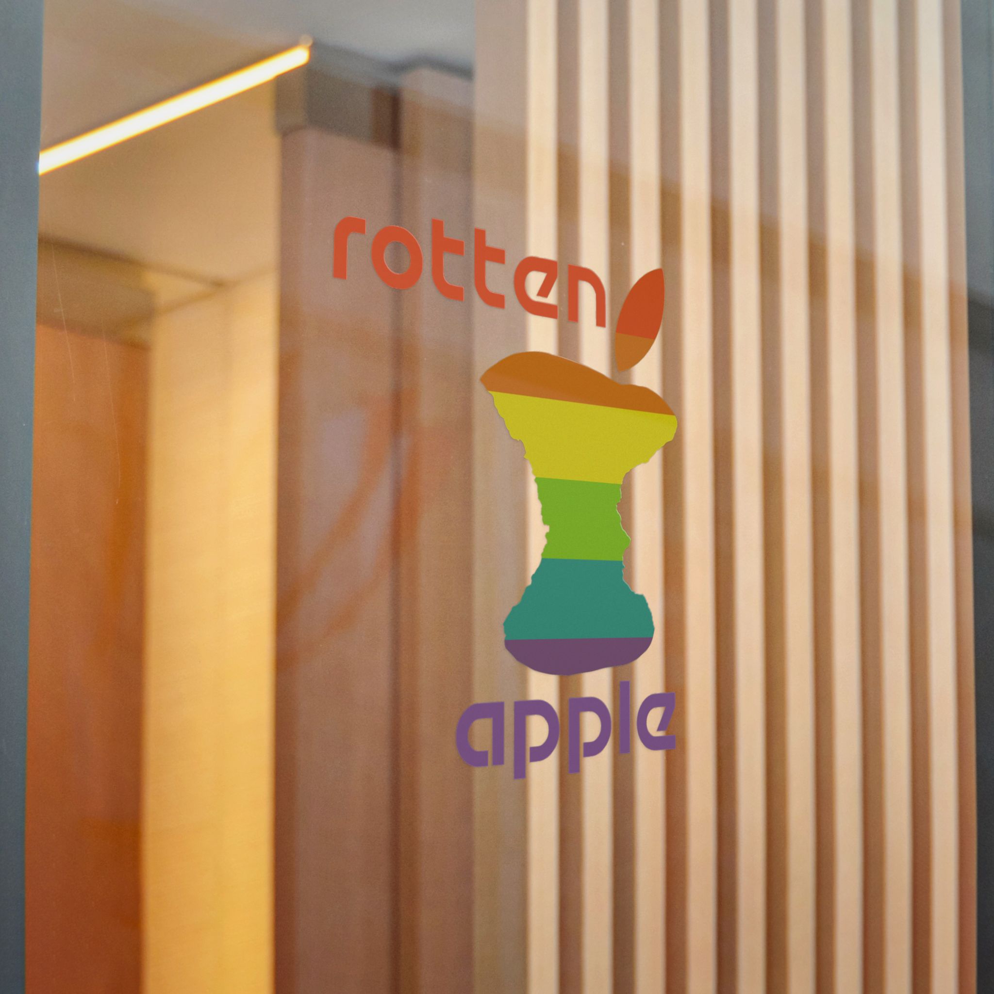 Rotten Apple Direct to Film Transparent Stickers - Image 6
