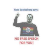Narc Suckerberg Transparent Cut-Out Stickers - Thumbnail Image 10