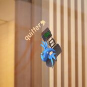 Quitter Direct to Film Transparent Stickers - Thumbnail Image 4
