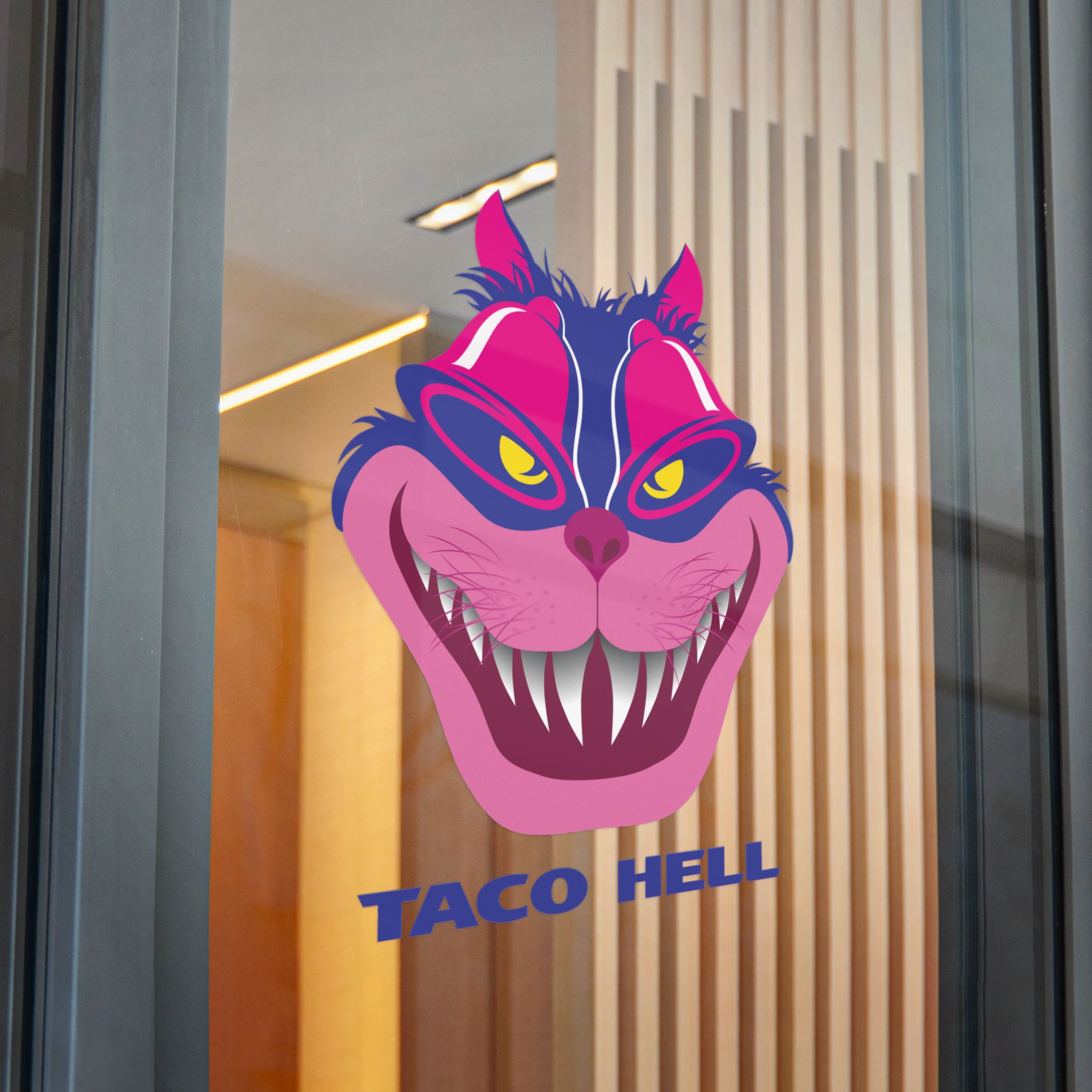 Taco Hell Direct to Film Transparent Stickers - Image 18