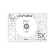 The Hole on an N95 Mask is 5X Too Big!!! Transparent Cut-Out Stickers - Thumbnail Image 4