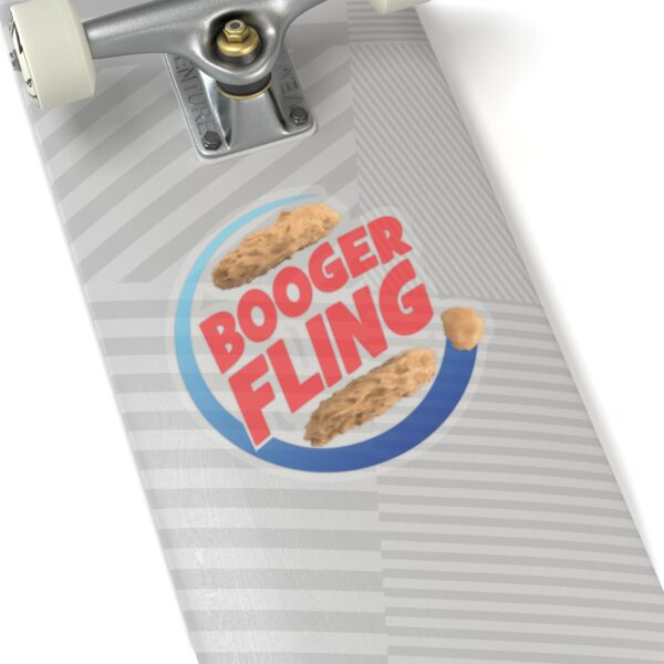 booger fling (variation 2) transparent cut-out stickers
