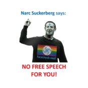 Narc Suckerberg Direct to Film Transparent Stickers - Thumbnail Image 2