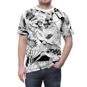 Crunching on Patterns to Infinity Men's All Over Printed T Shirt - Thumbnail Image 1