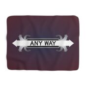 any way sherpa fleece blanket