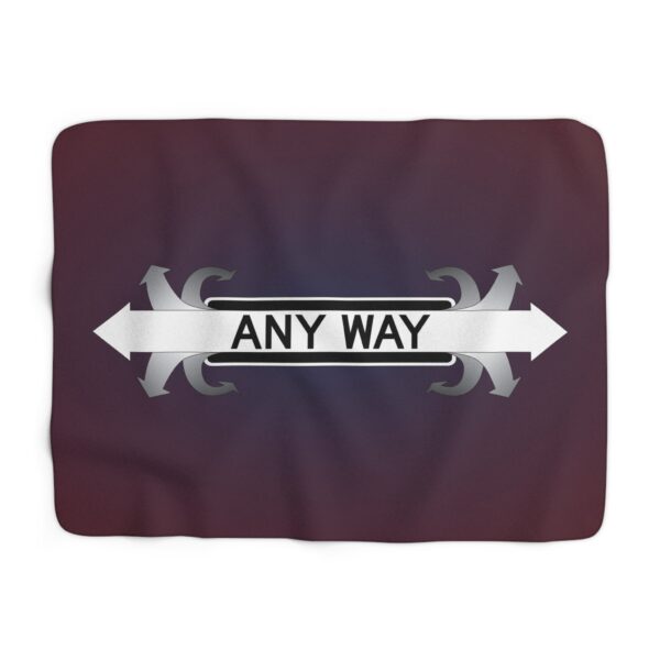 any way sherpa fleece blanket