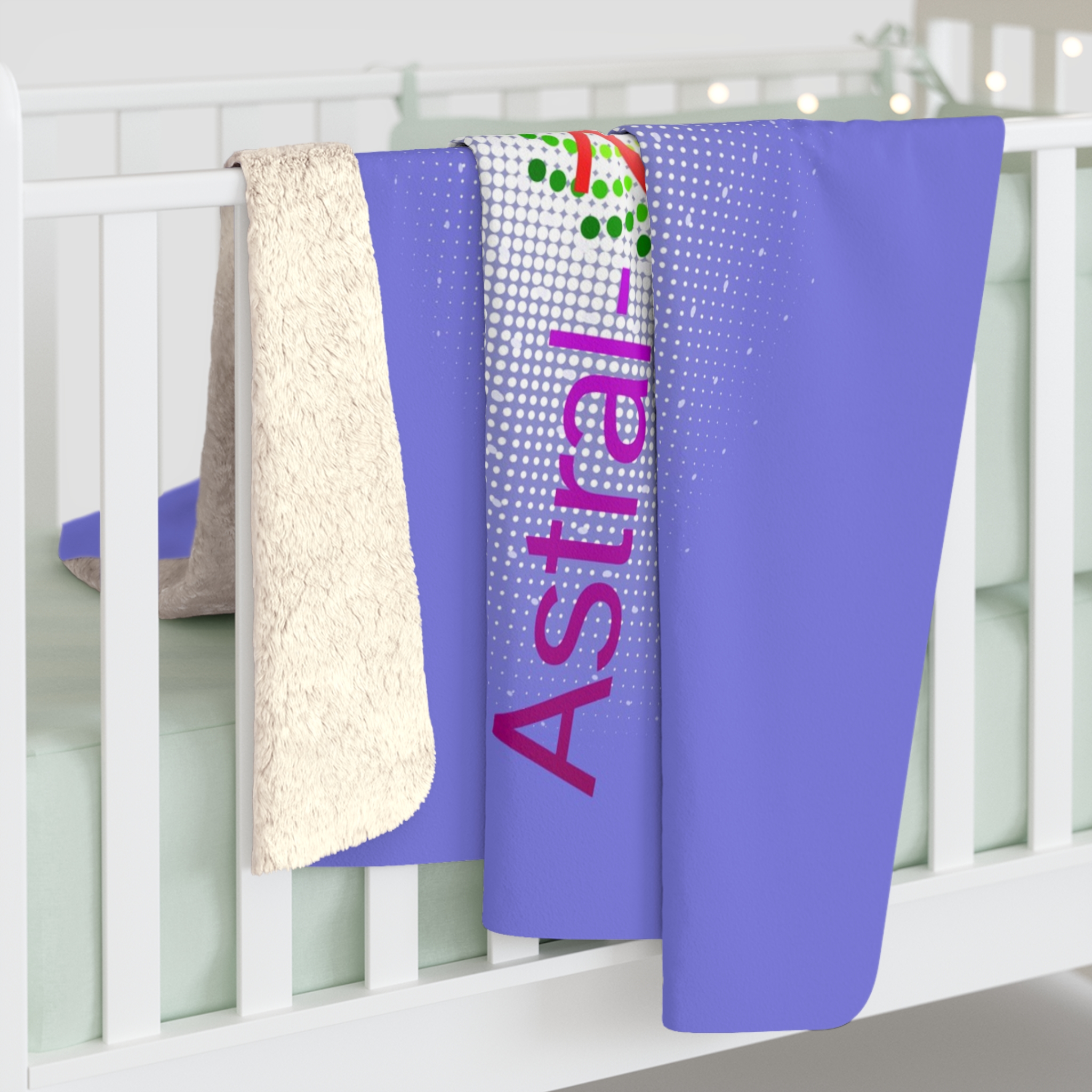 Astral-Zen-eca Sherpa Fleece Blanket - Image 4