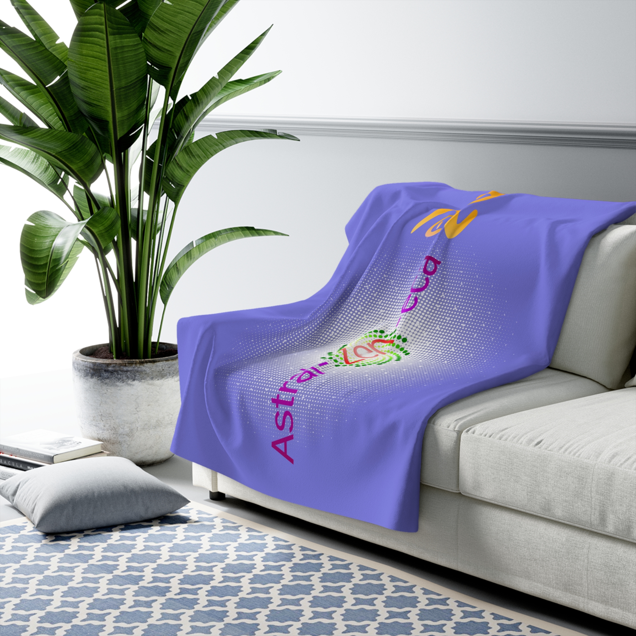 Astral-Zen-eca Sherpa Fleece Blanket - Image 3