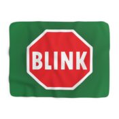 blink sherpa fleece blanket