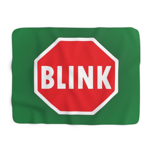 blink sherpa fleece blanket