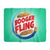 Booger Fling Sherpa Fleece Blanket - Thumbnail Image 5