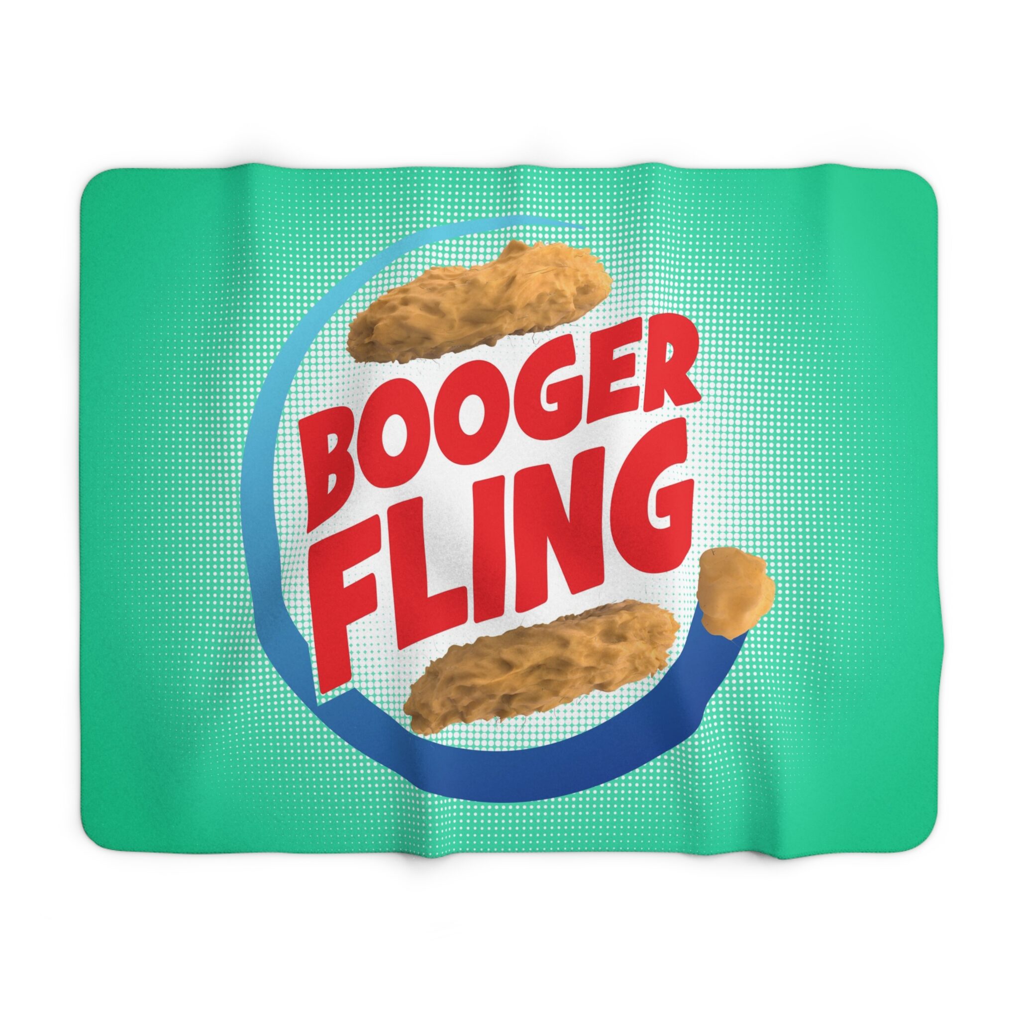 Booger Fling Sherpa Fleece Blanket - Image 5