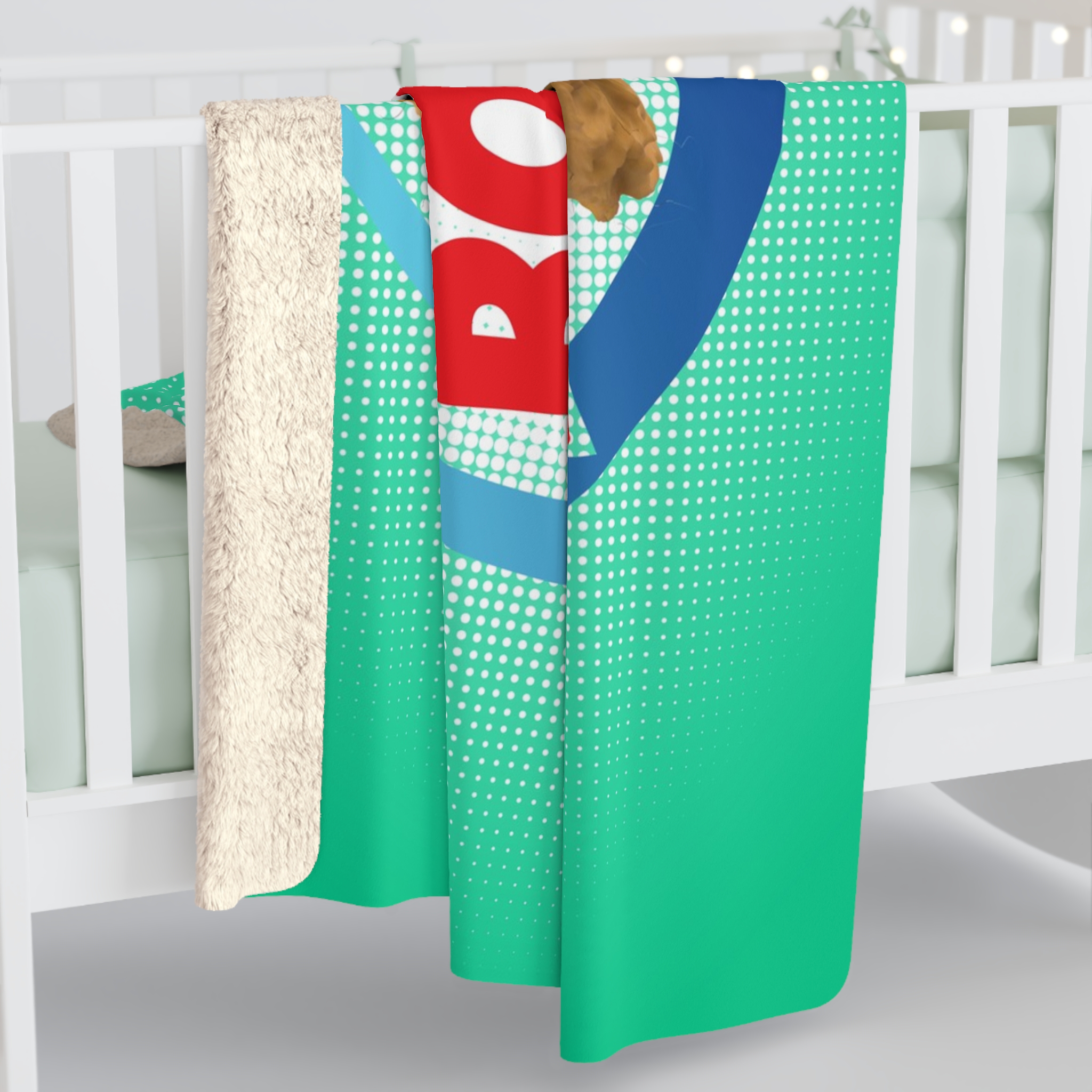Booger Fling Sherpa Fleece Blanket - Image 8
