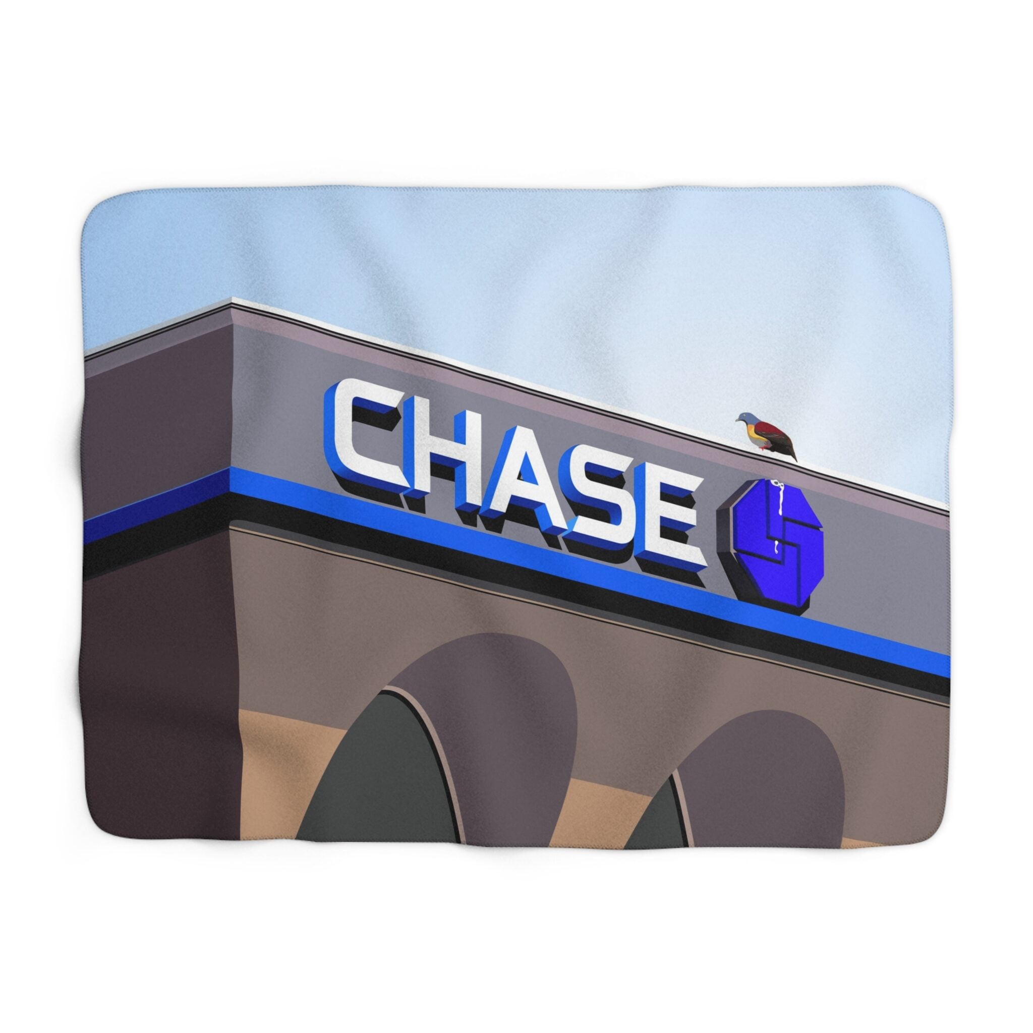 chase sherpa fleece blanket