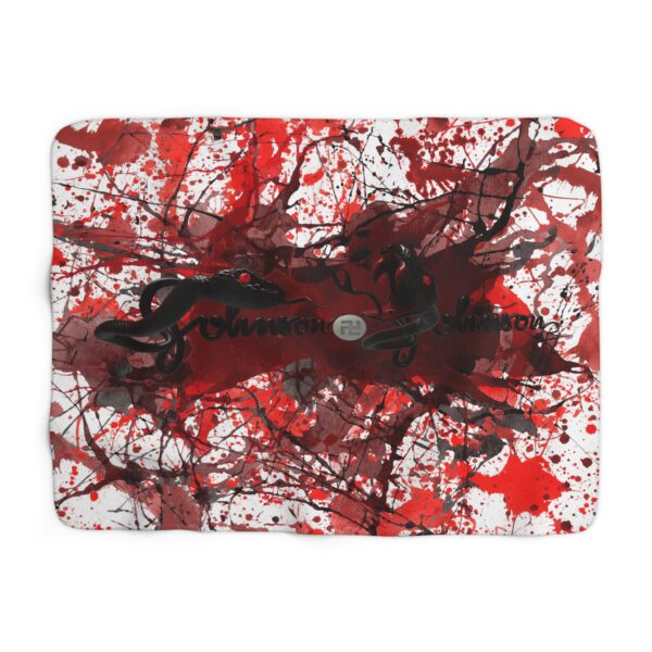 johnson & johnson sherpa fleece blanket