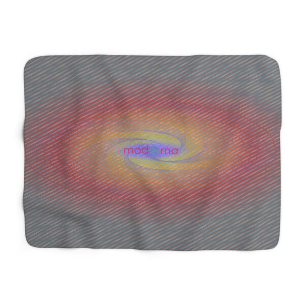 moderna sherpa fleece blanket