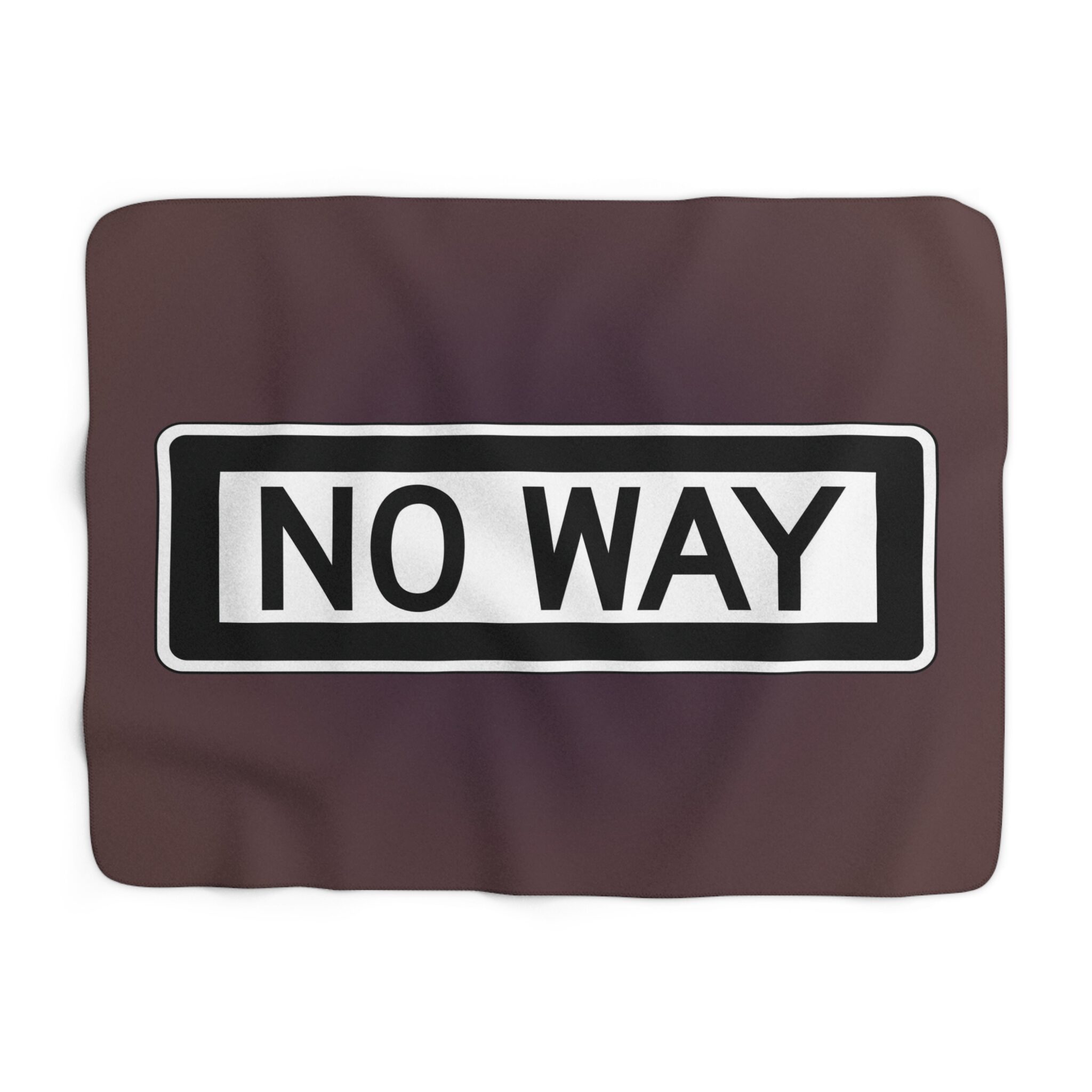 no way sherpa fleece blanket