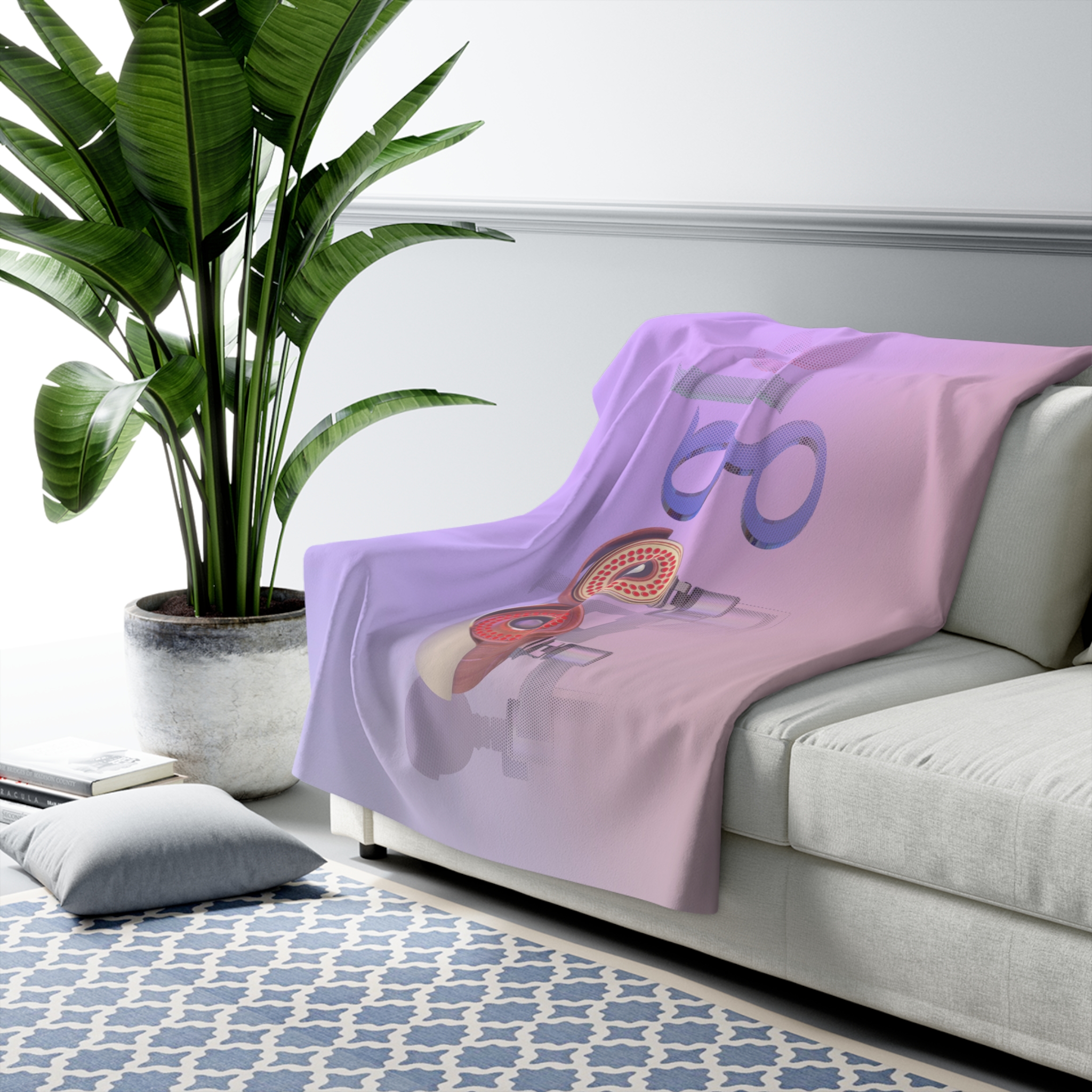 Oogle Sherpa Fleece Blanket - Image 3