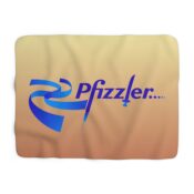 pfizzler sherpa fleece blanket