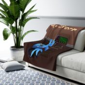Quitter Sherpa Fleece Blanket - Thumbnail Image 3