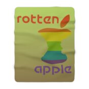 Rotten Apple Sherpa Fleece Blanket - Thumbnail Image 5