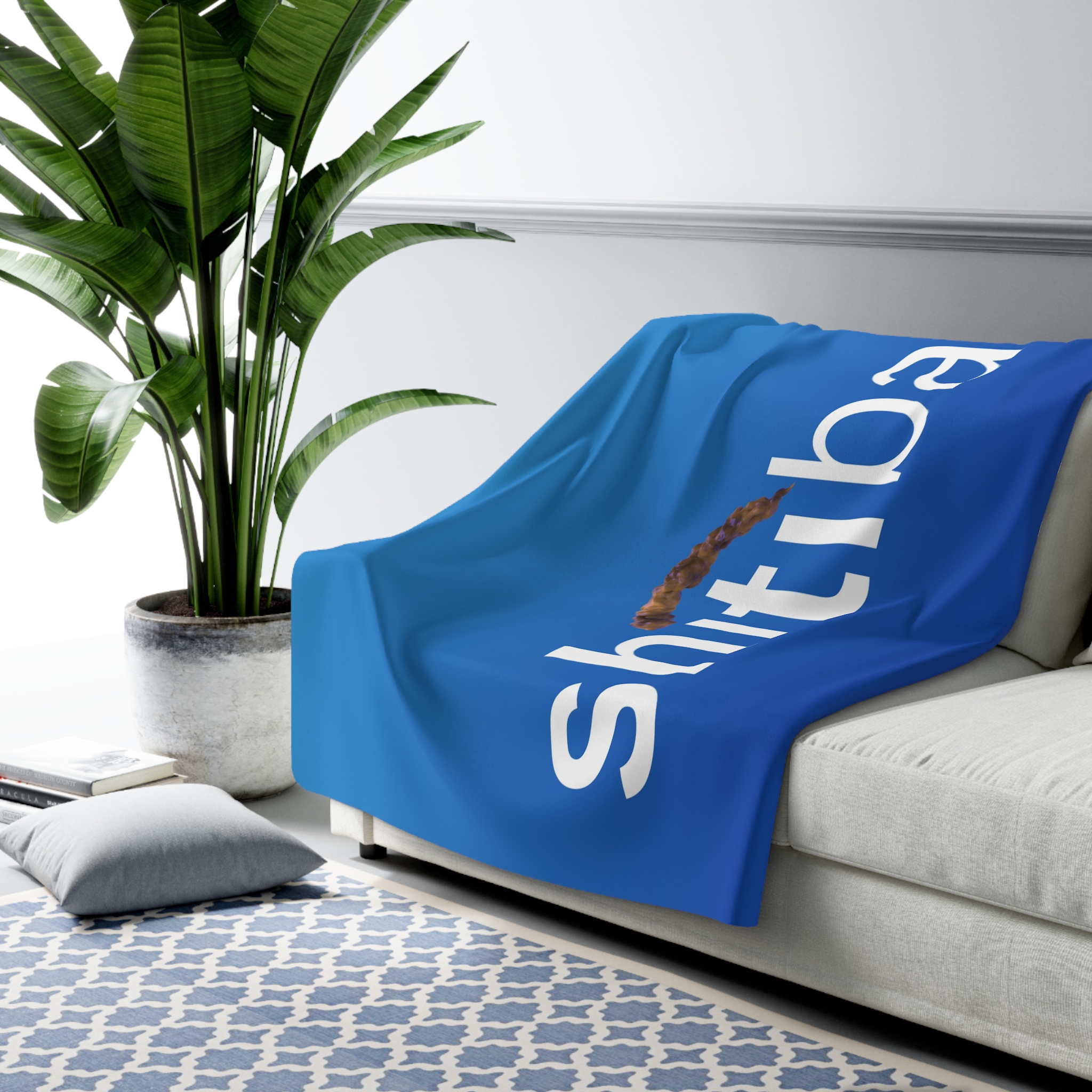 Shitibank Sherpa Fleece Blanket - Image 7
