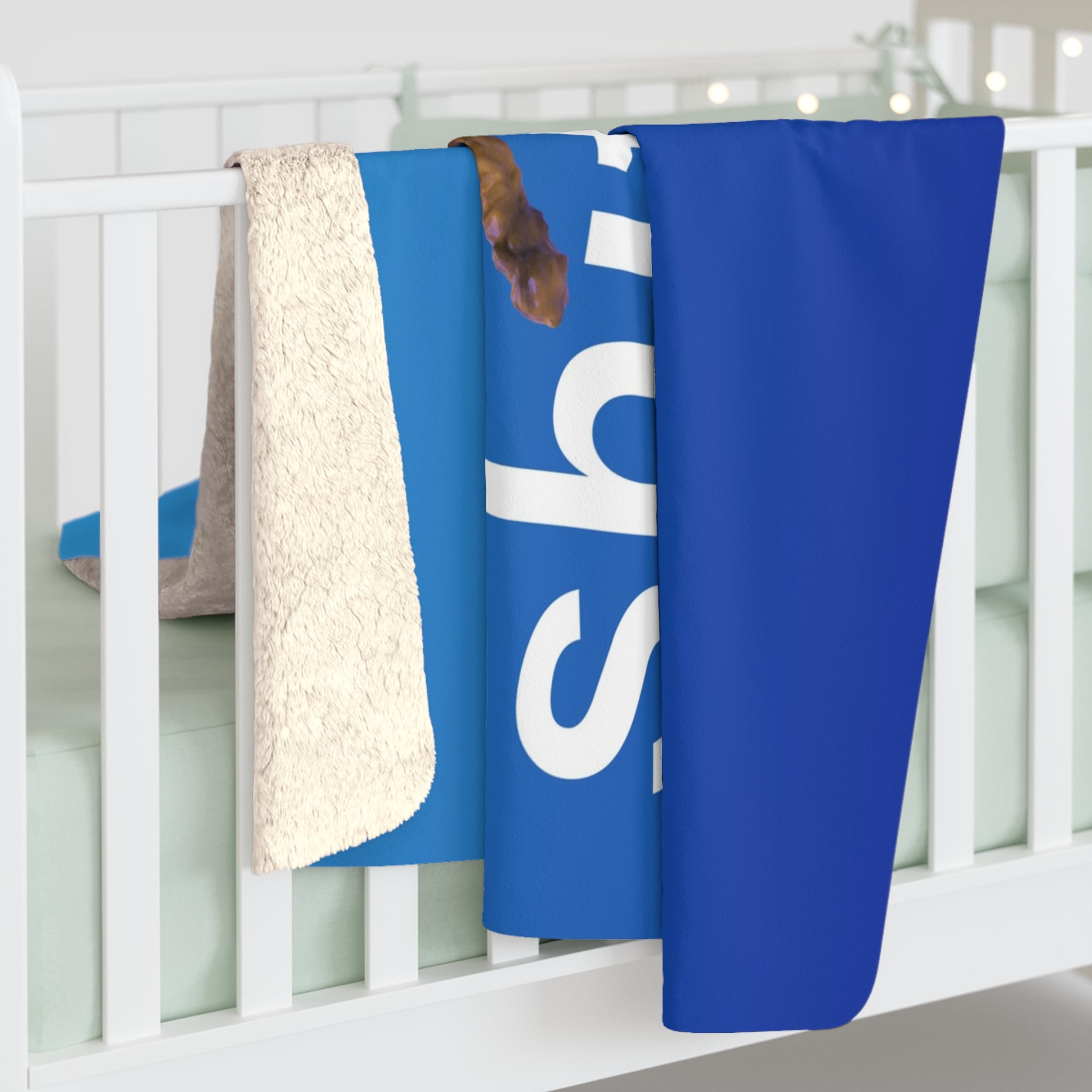 Shitibank Sherpa Fleece Blanket - Image 4