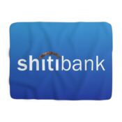 shitibank sherpa fleece blanket